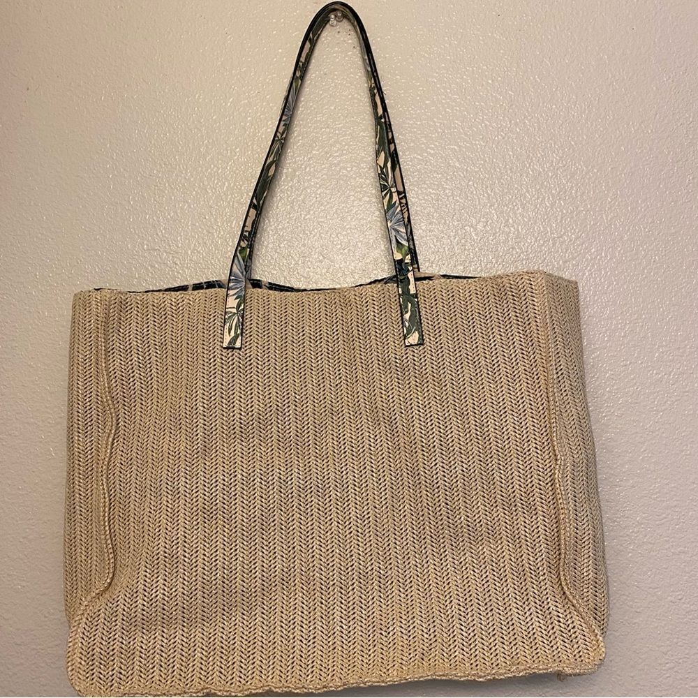 Victoria’s Secret woven basket boho tote beach bag paradise 2020 limited edition - Picture 4 of 10